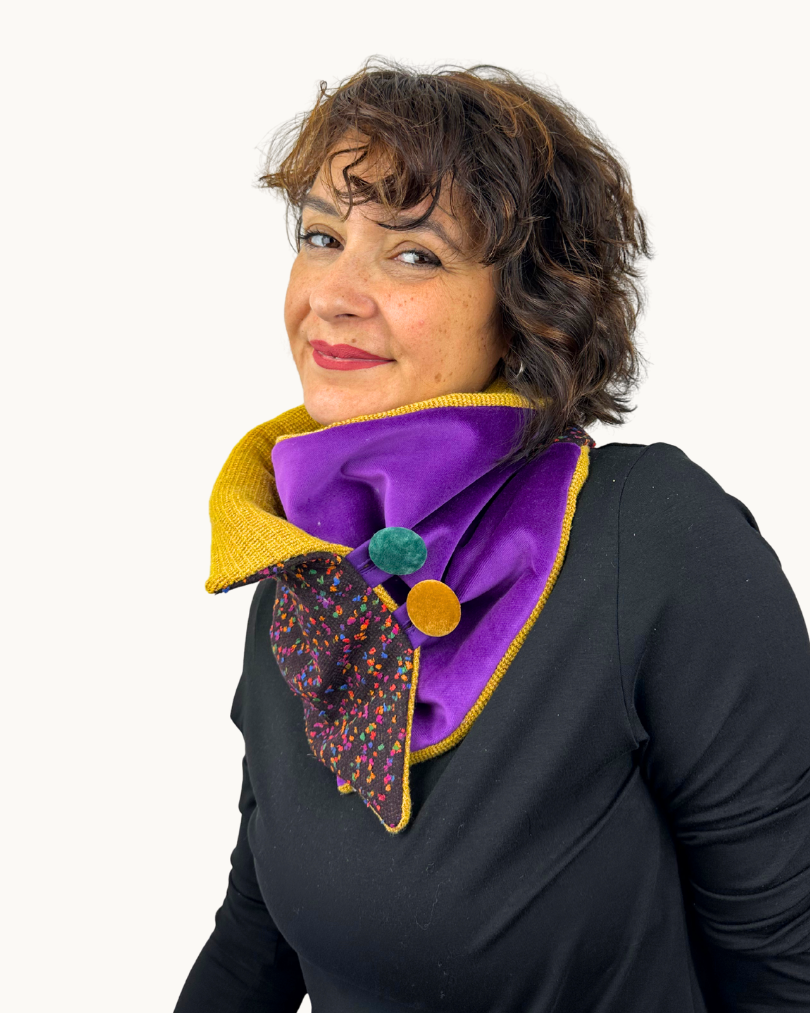 Scaldacollo | Viola e multicolor - immagine 2