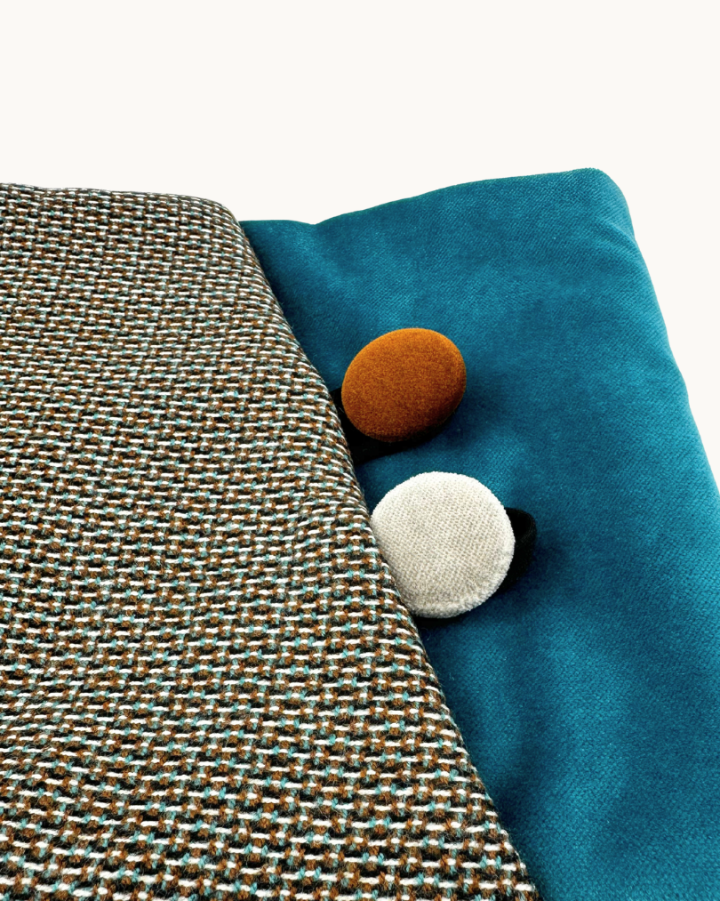 Scaldacollo | Velluto turchese - immagine 3
