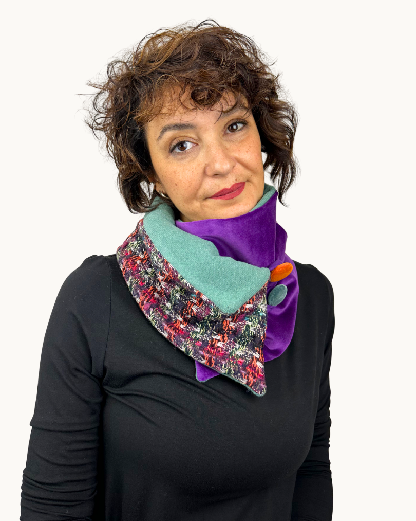 Scaldacollo | Multicolor e viola - immagine 3