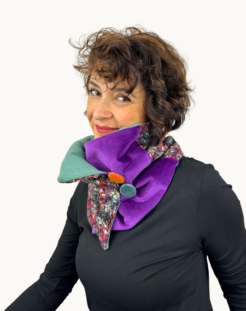 Scaldacollo | Multicolor e viola