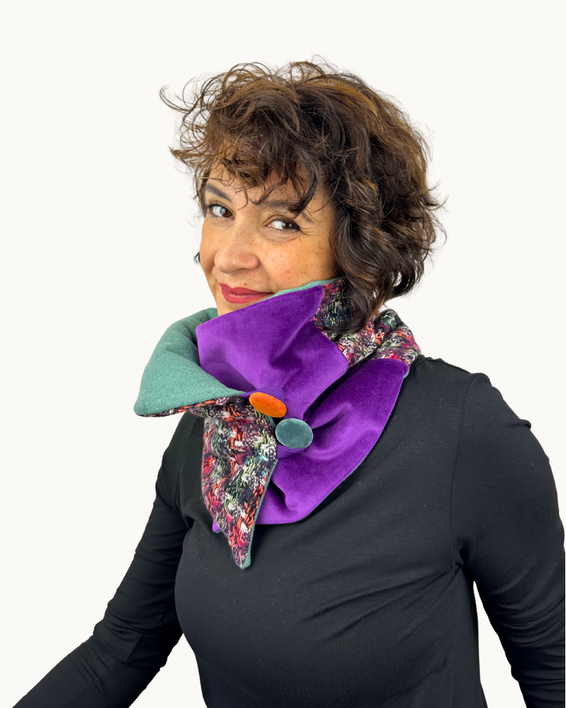 Scaldacollo | Multicolor e viola