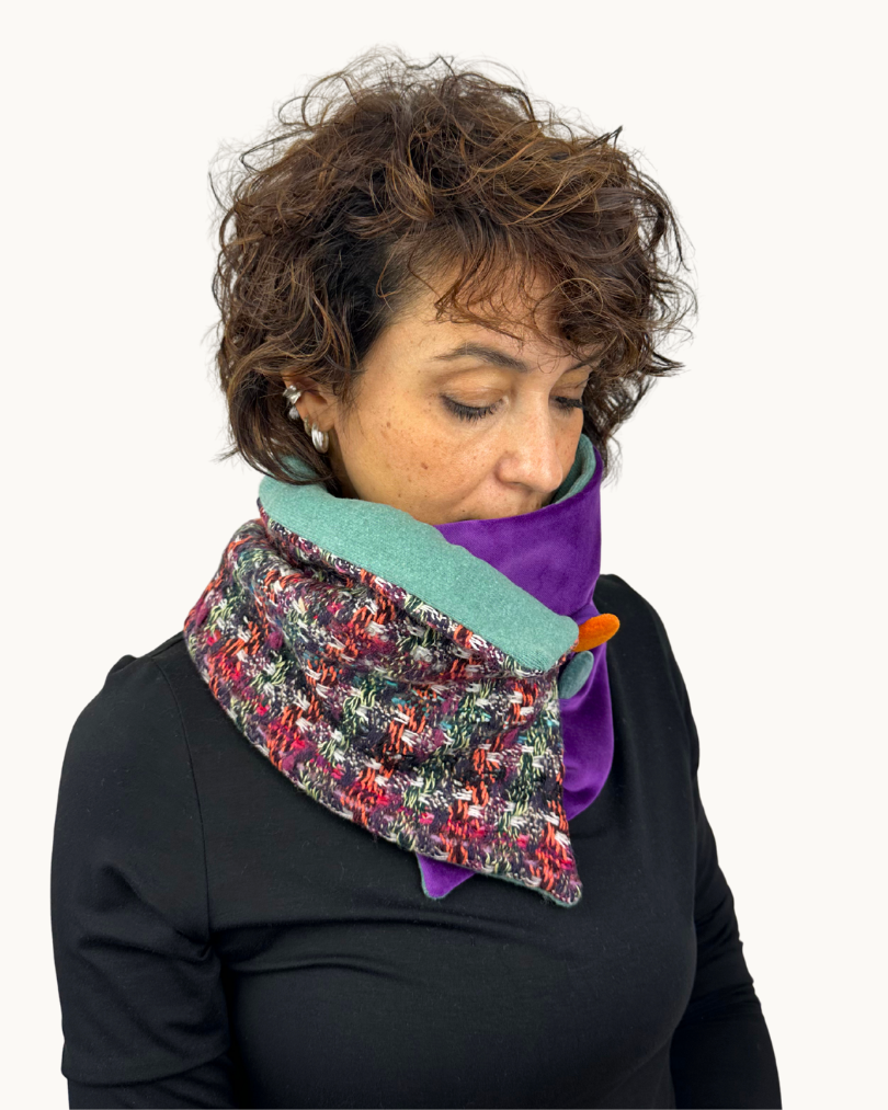 Scaldacollo | Multicolor e viola - immagine 2
